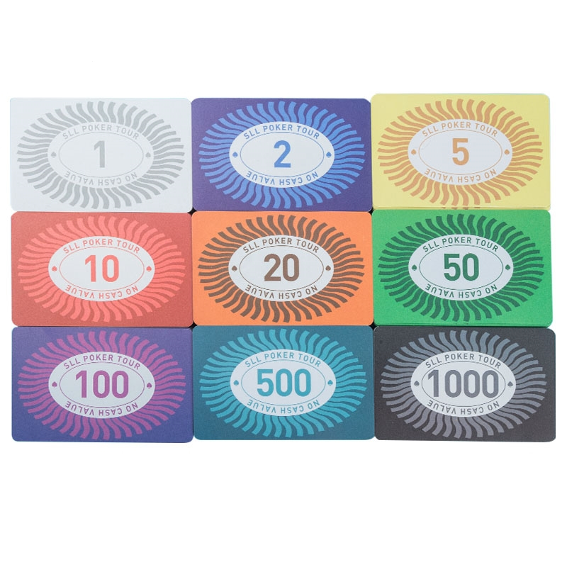 闪电客麻将筹码币卡片棋牌室专用打麻将用的牌子家用磨砂酬码积分卡