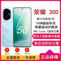 [全新]荣耀300 茶卡青 12GB+256GB 第三代骁龙7芯 5G 5300毫安青海湖电池 100W快充 拍照手机