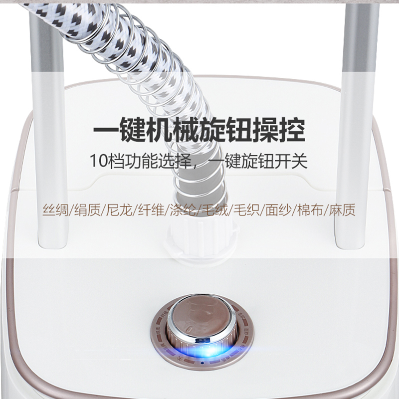 荣事达(Royalstar)RS-GT69大蒸汽双杆挂烫机家用高温杀菌挂烫机家用蒸汽电熨斗小型熨烫机衣服挂式熨斗