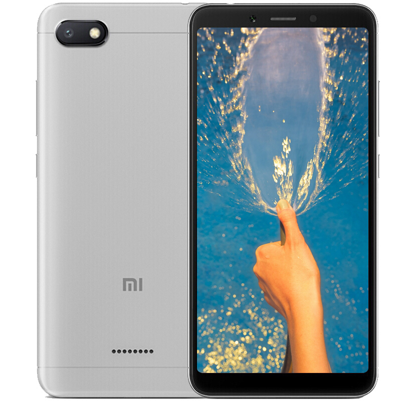 小米 红米redmi 6a 手机 铂银灰 全网通 2gb 16gb