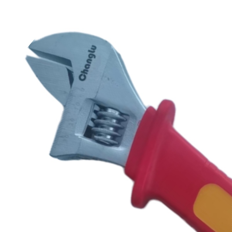 长鹿VDE绝缘活动扳手 12” 把高清大图