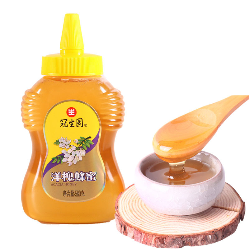 上海特产冠生园洋槐蜜580g农家土蜂蜜冲调饮品视频