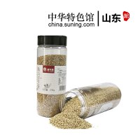 [中华特色]山东馆 崔字牌 熟白芝麻 开盖即食236g 1罐 华东