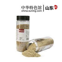 [中华特色]山东馆 崔字牌 熟白芝麻 开盖即食236g 1罐 华东