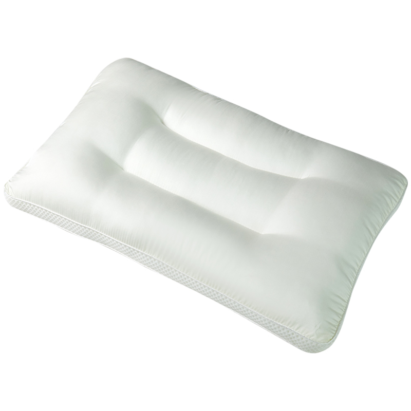 采馨 天丝可水洗枕芯纤维枕单人枕头护颈枕48cm*74cm/只高清大图