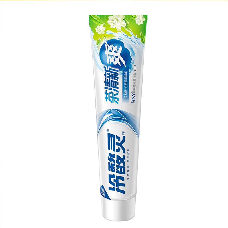 冷酸灵 茶清新牙膏专研抗敏感110g*1支高清大图