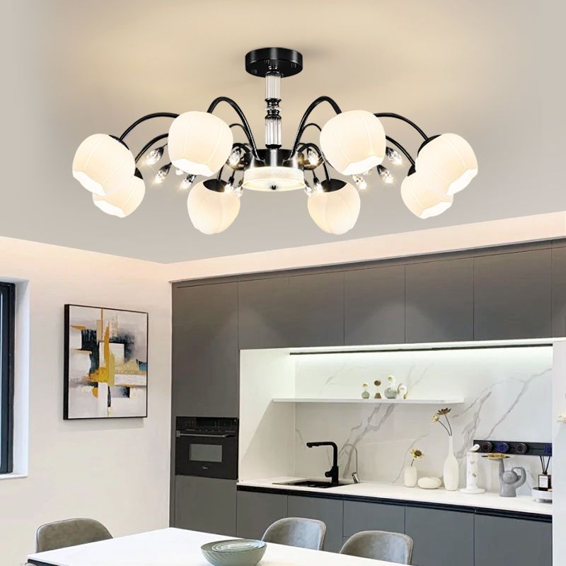 2023新款顾家照明led北欧复古客厅灯餐厅灯吊灯套餐