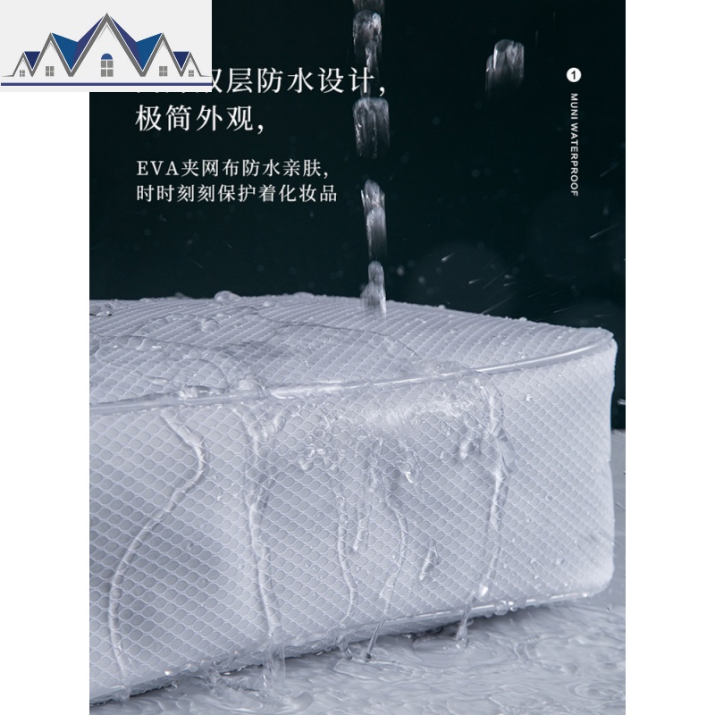 旅行洗漱包女收纳包男大容量网红化妆包ins风超火透明防水整理袋 三维工匠高清大图