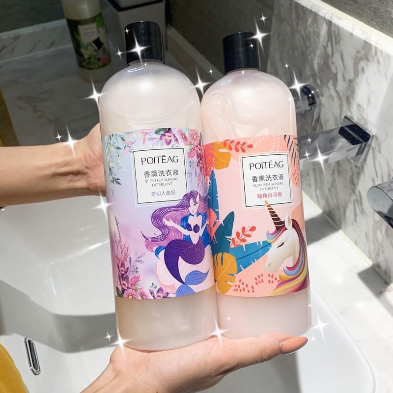 独角兽1000ml 1000ml 薇娅香薰洗衣液瓶装独角兽深层清洁干清洗剂液体型洗衣液持久留香