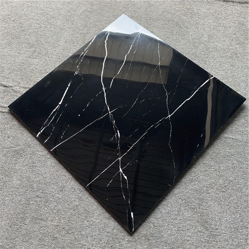 客厅地砖黑金花瓷砖600x900全抛釉楼梯砖过门石过道门槛石800x800黑白