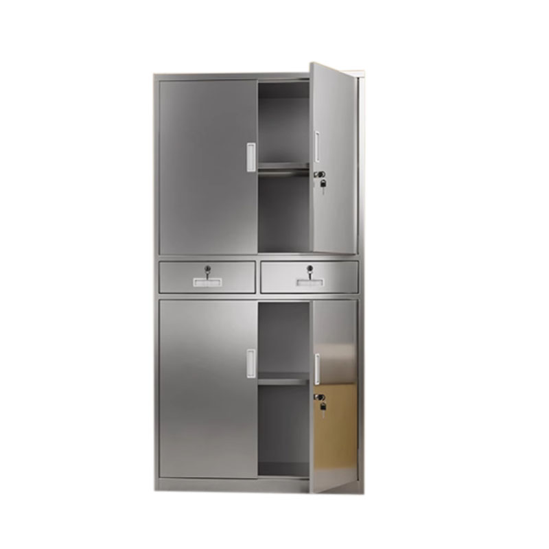 戌林 不锈钢文件柜 中二斗/台高清大图