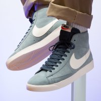 美国代购 Nike BLAZER MID VINTAGE SUEDE耐克女鞋 女士高帮休闲鞋板鞋女子运动鞋AV9376