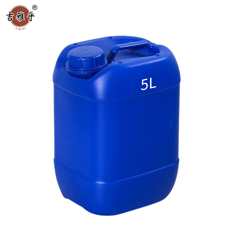 吉雅乎 方形包装空桶 化工塑料桶 塑料堆码桶 5L堆码桶蓝色 /个