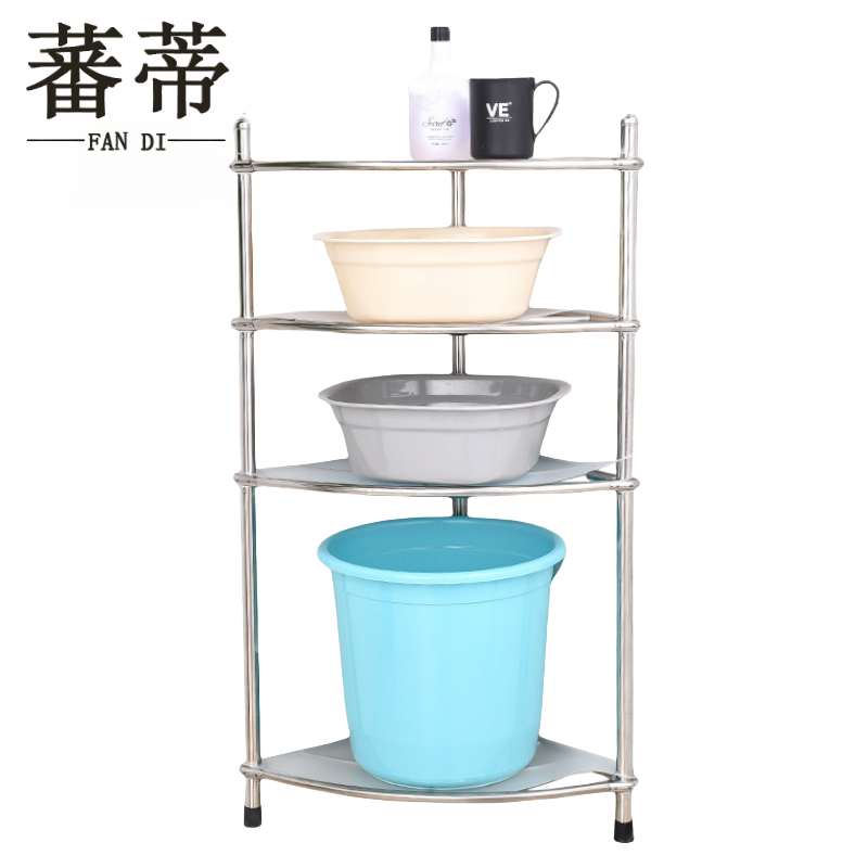 蕃蒂 不锈钢脸盆四层 个