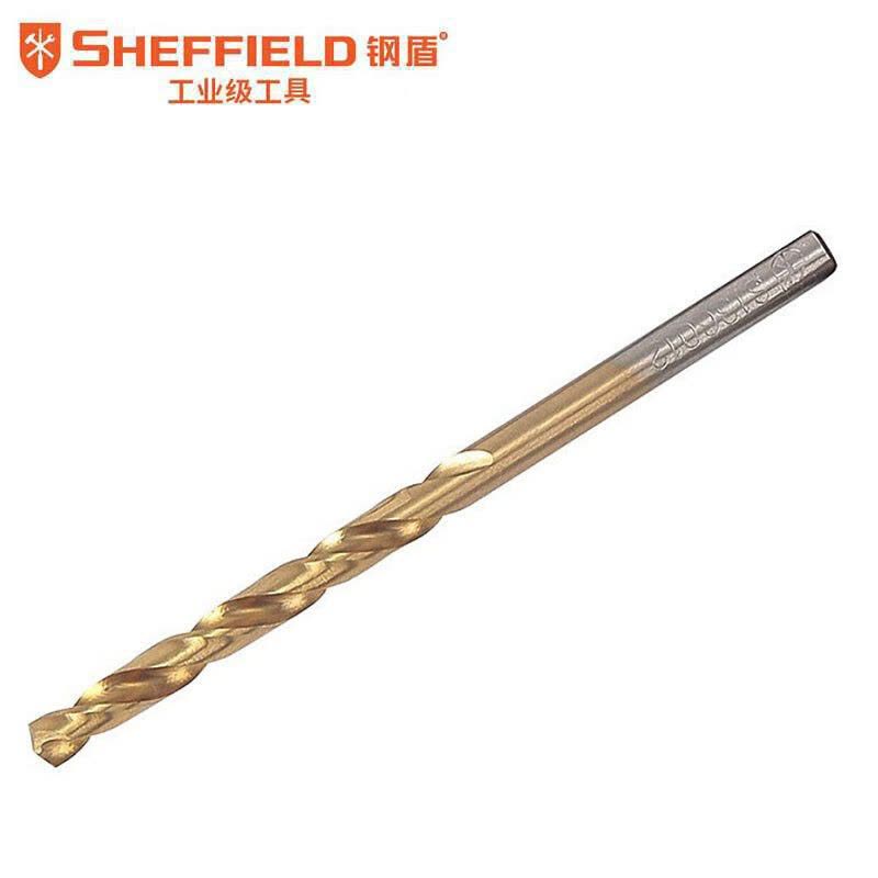 SHEFFIELD/钢盾 直柄镀钛高速钢麻花钻 S136014 4.8mm 1支图片