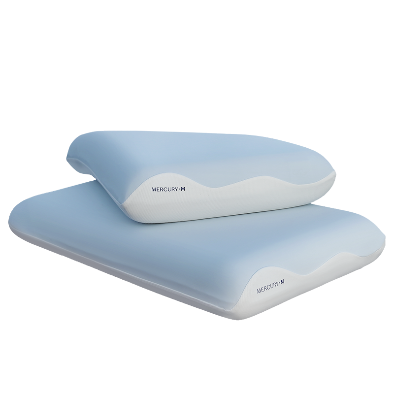 水星家纺深睡枕Pro3.0人体工学记忆棉枕头成人护颈椎助睡眠枕芯高 10cm高清大图