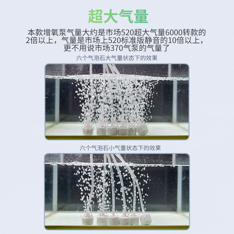 USB不调速增氧机 不带配件 鱼塘鱼池USB氧气泵增氧泵家用鱼缸户外钓鱼超便捷充电宝冲氧超52