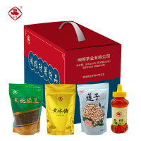 崟露绿豆冰糖莲子蜂蜜杂粮礼盒七1250克盒