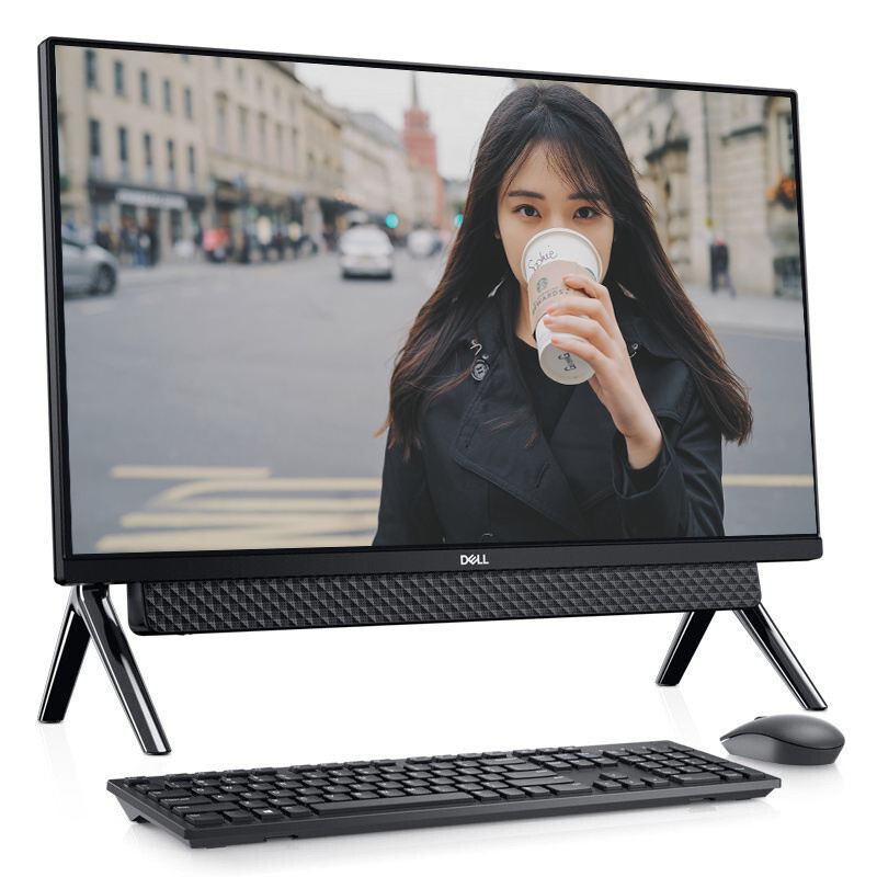 戴尔dell灵越5400一体机ips微边框大屏11代cpu办公商用家用网课前台