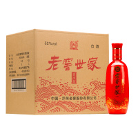 【酒厂直供】泸州老窖 世家喜庆装 52度500mL*6瓶整箱 国产高度口粮白酒