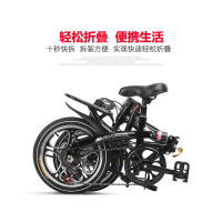折叠变速自行车16寸20寸男女式学生减震碟刹超轻便携自行车单车零件配件骑行装备1c