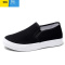 聚范老北京布鞋女鞋帆布鞋学生韩版休闲平底懒人牛筋底一脚蹬单鞋