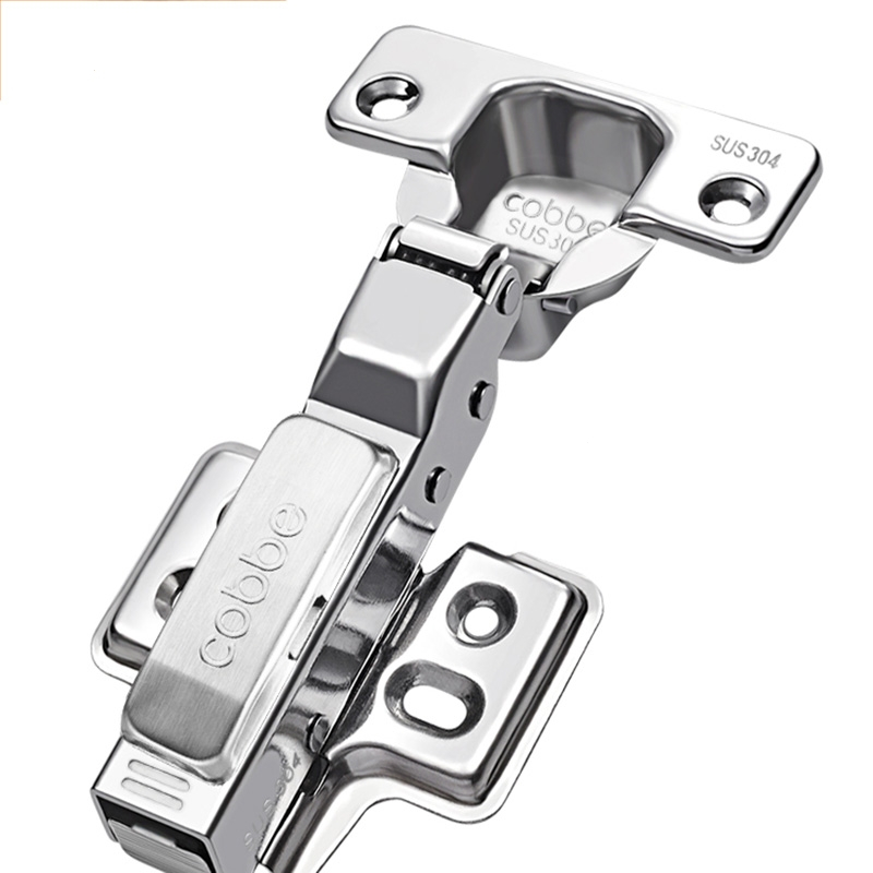 卡贝cobbe橱柜门铰链飞机弹簧合页衣柜五金阻尼液压缓冲折叠