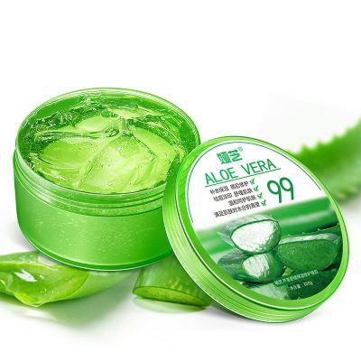 娅芝芦荟舒缓保湿修护凝胶芦荟胶祛痘晒后修护 嫩肤补水保湿凝胶 单盒装(300g) 正品带防伪码