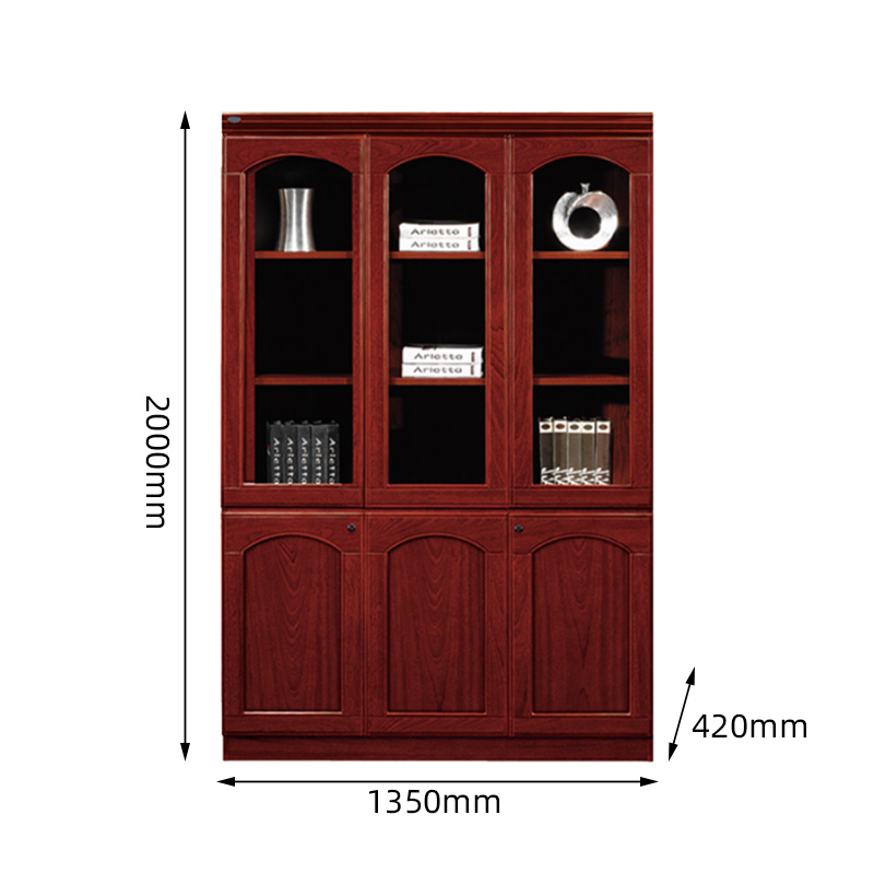 初嘉(CJ)CJ4052420 木质文件柜 三门 1350*420*2000mm(单位:台)高清大图