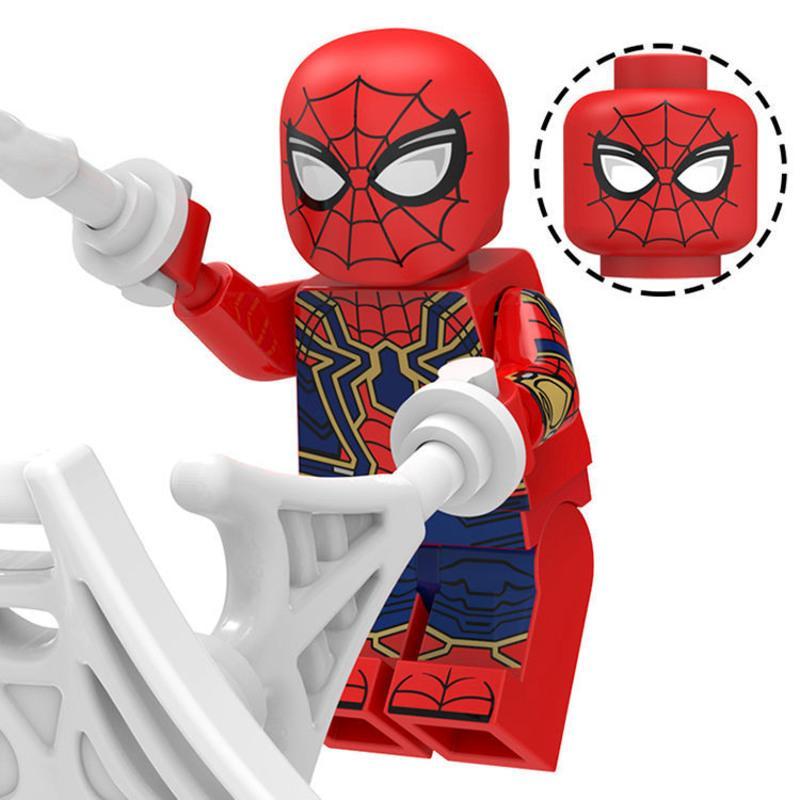 兼容乐高复仇者4联盟钢铁蜘蛛侠长脚版积木人仔益智玩具xp116蜘蛛侠