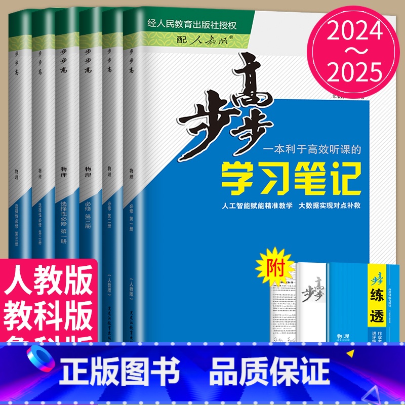 25版物理选择性必修第二册 人教版 津鲁琼晋皖黑吉辽渝鄂冀湘赣豫陕 [正版]2024/2025步步高学习笔记高中物理必高清大图