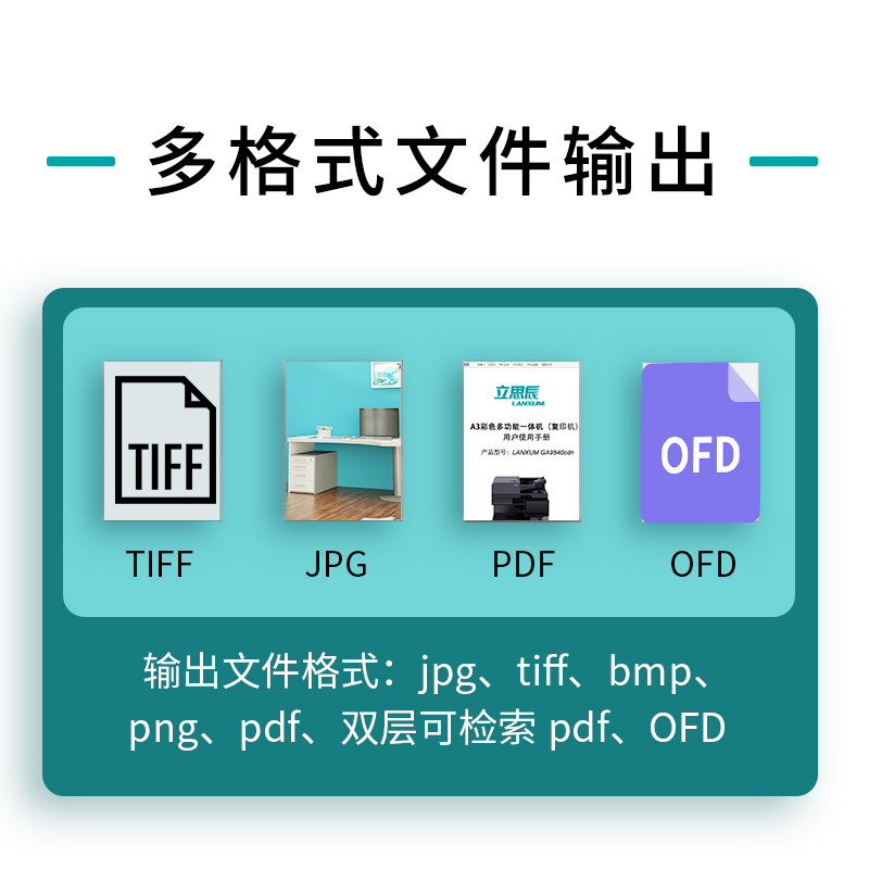 立思辰(LANXUM)扫描仪G7325U、A3幅面、彩色馈纸式扫描仪、自动进纸、自动双面扫描高清大图