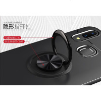 适用 vivoX21背面指纹手机壳女款摔软硅胶保套隐形指环支架配件