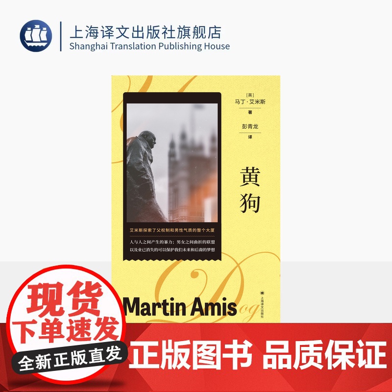黄狗 马丁·艾米斯作品【英】马丁·艾米斯 著 彭青龙 译 人与人之间产生的暴力 男女之间曲折的联盟 上海译文出版社 正版