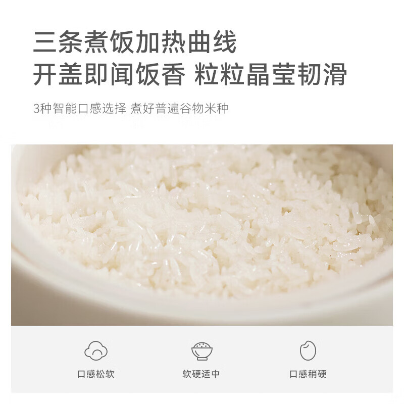 歐萊克 OLK-05-11(2.8L多功能电饭煲 陶白DFB08003) 电饭煲 迷你3-5人家用小型电饭锅2.8L高清大图