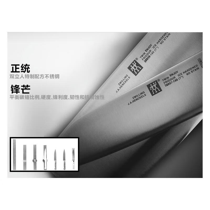 双立人(ZWILLING)ZW-K319 刀具 菜刀 TWIN Point 中片刀+多用刀套盒高清大图