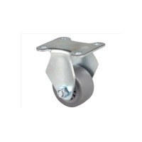 易得力 26015-53 轮径1.5“载荷30kg平板式定向超级人造胶(TPE)轮