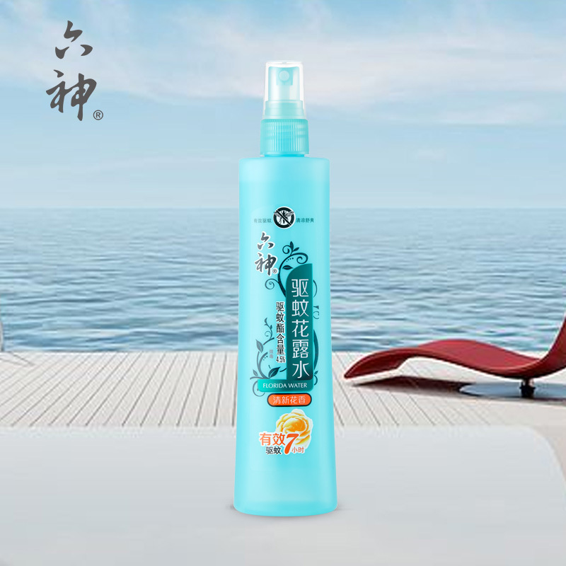 企购优品六神驱蚊喷雾花露水180ml（ 清新花香 ）