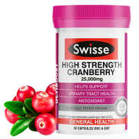 Swisse斯维诗 高浓度蔓越莓胶囊30粒 25000mg 有益女性私密健康 缓解私处不适 提升泌尿系统功能