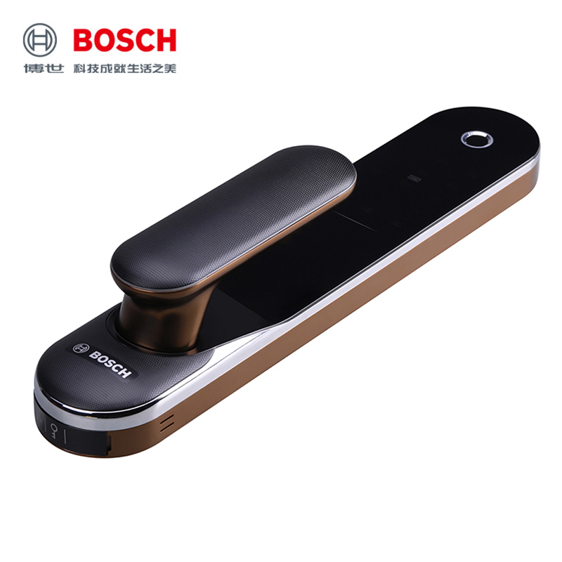 博世(BOSCH)指纹锁智能锁智能门锁电子锁智能家居家用防盗门密码磁卡锁FU700琥珀金