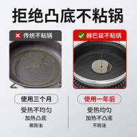 赫巴兹煎锅不锈钢家用食品级蜂窝锅煎蛋神器深煎牛排平底锅1310