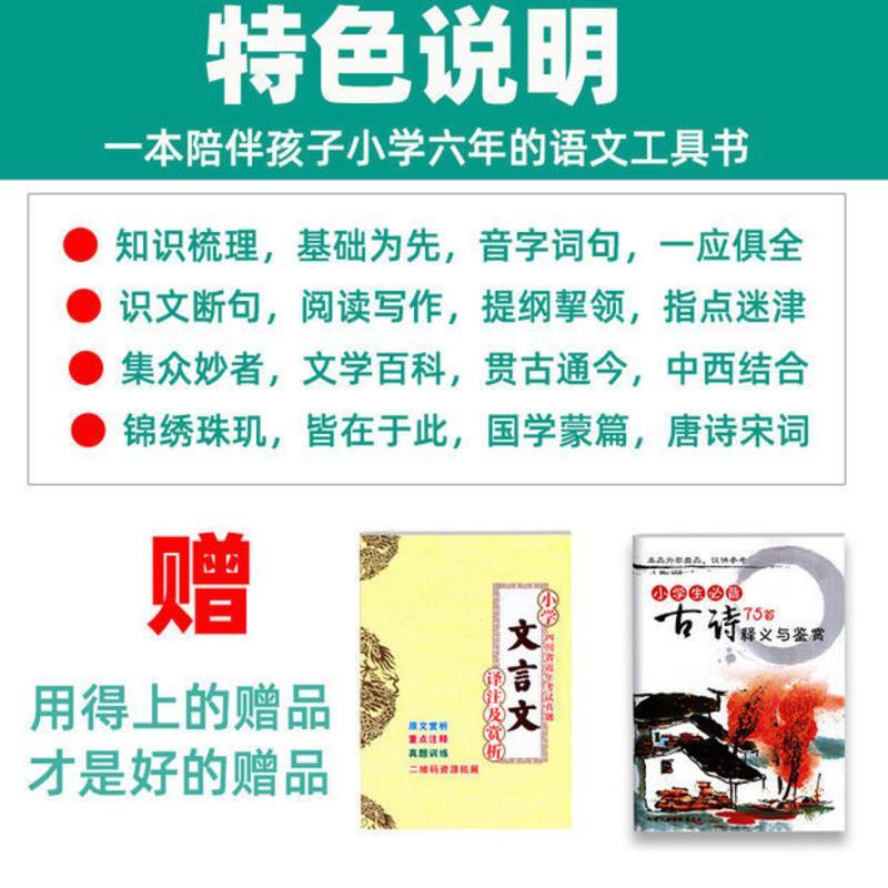 培优宝典知识集锦语文适用于四川小学语文基础知识手册四川专版
