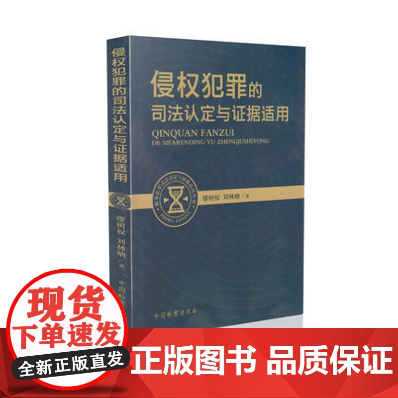 正版 侵权犯罪的司法认定与证据适用 职务犯罪司法认定与证据适用丛书 中国检察出版社高清大图