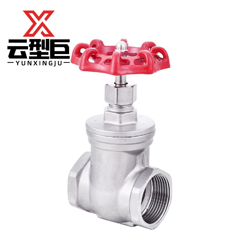 云型巨 304不锈钢丝扣闸阀 DN15 个高清大图