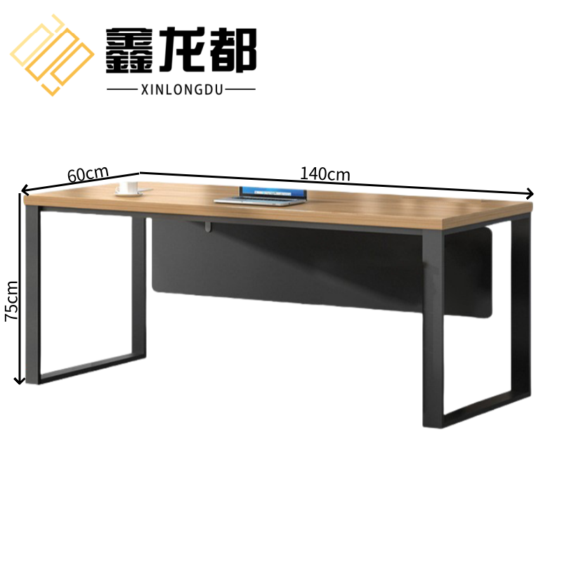 鑫龙都主管桌1.4米张高清大图