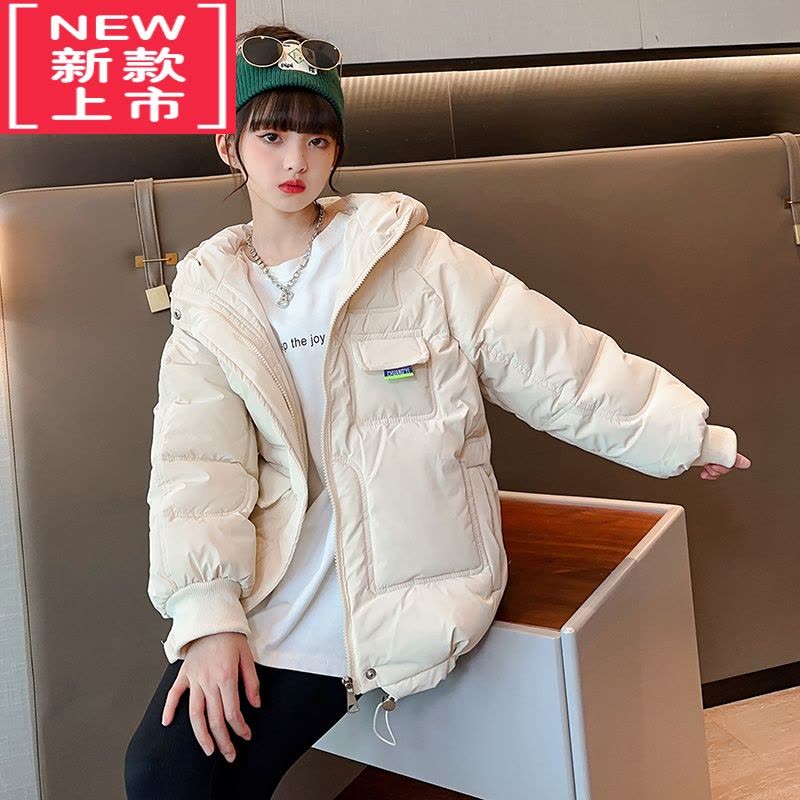 可莉允棉衣新款女2022女童冬装棉服洋气8岁9女孩10冬季外套儿童上衣图片