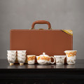 苏氏陶瓷/SUSHI CERAMICS J1005 龙行大运西施壶茶具套装 （单位：套）