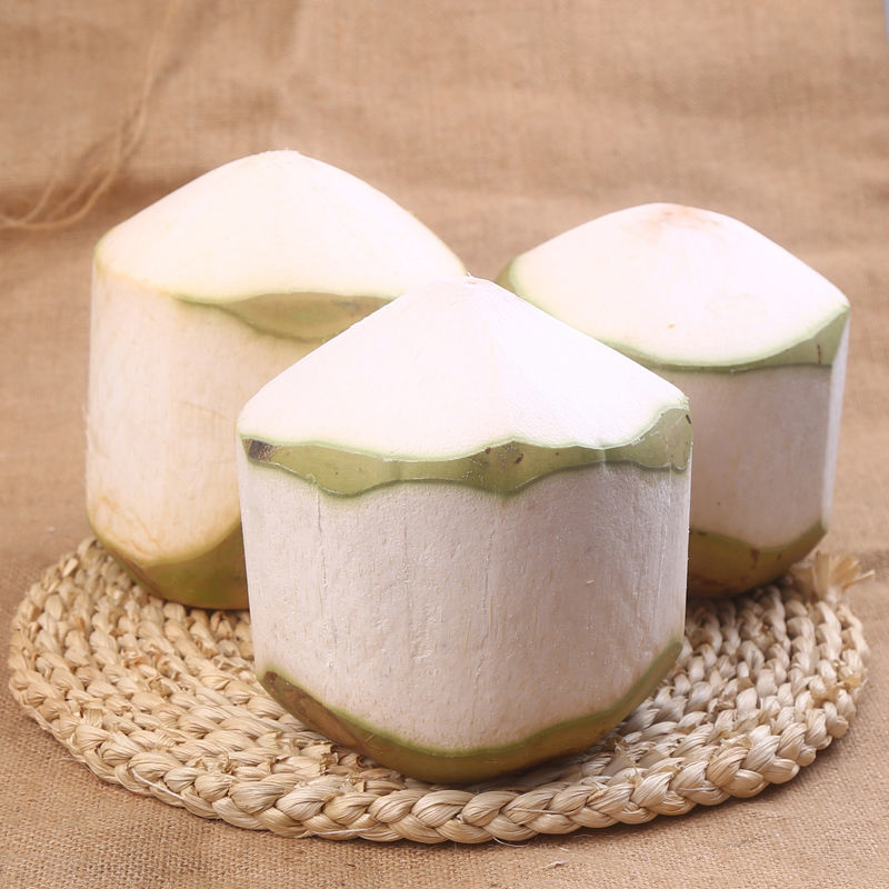 湛航 海南三亚青椰1/4/6/9个整箱 新鲜椰子去皮孕妇热带水果