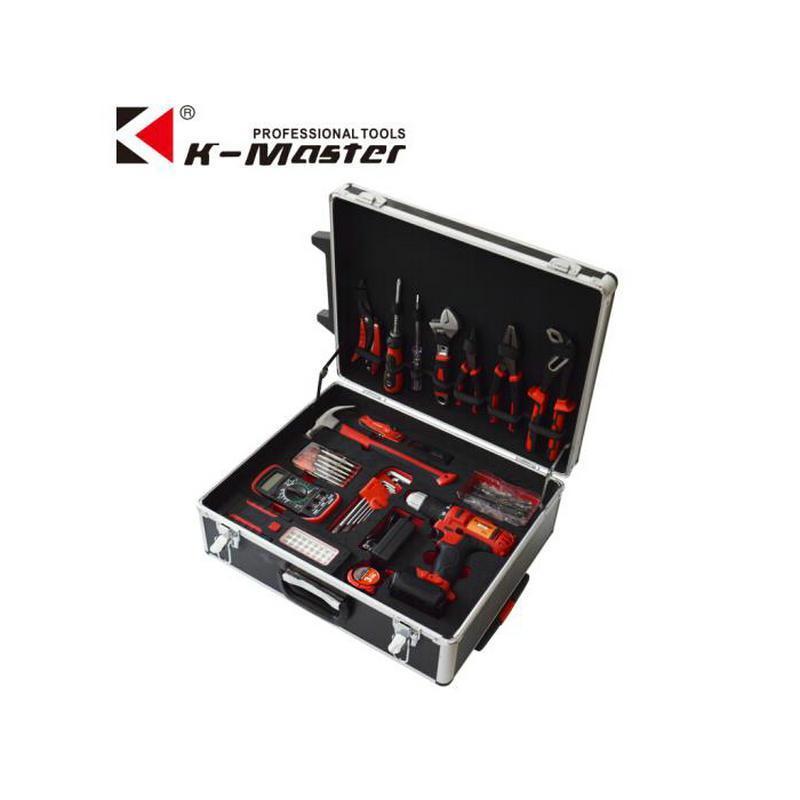 凯马特K-Master 50件家用工具套装维修多功能拉杆箱 KMT-8913