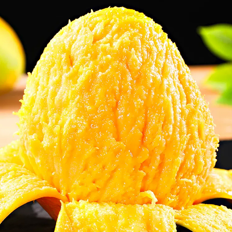 [苏鲜生] 新鲜彩虹芒果 净重9斤 果王 单果400g+ 整箱新鲜现摘热带时令水果甜心芒应季芒果高清大图